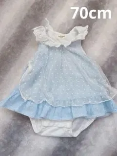 70センチ　ロンパース　女の子　ふりふり