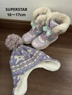 帽子 スノーブーツ セット