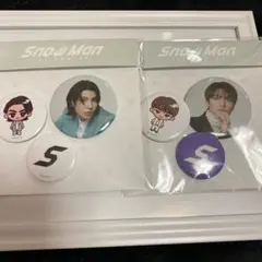 SnowMan ポップアップ 韓国 ソウル 深澤辰哉 ラウール　缶バッジ