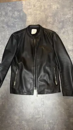 UNITED TOKYO ラムスキン シングルライダースジャケット