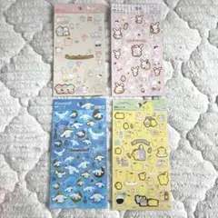 箔押しシール　シナモン、ポムポムプリン、ウィッシュミーメル、サンリオキャラクター