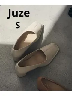 Juze アウトステッチヒールパンプス スクエアトゥ Sのサムネイル