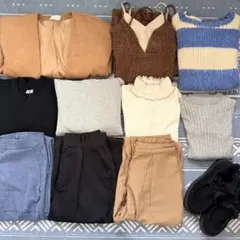 レディース まとめ売り 11点 秋冬服 アウター　ニット カーディガン パンツ