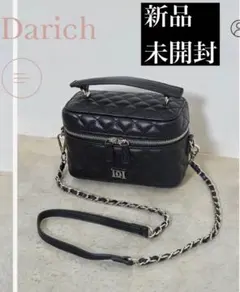 新品未開封 Darich キルティングショルダーミニバッグ ブラック