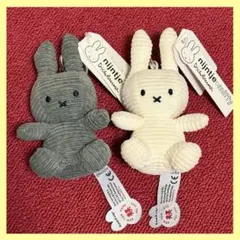 ミッフィー キーチェーン 10cm White ＆ Dark Gray