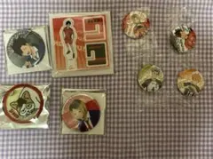 ハイキュー くら寿司缶バッジ 黒尾鉄朗 孤爪研磨