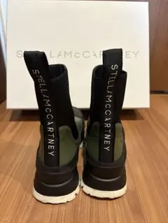 【美品】STELLA McCARTNEY サイドゴアブーツ オリーブグリーン
