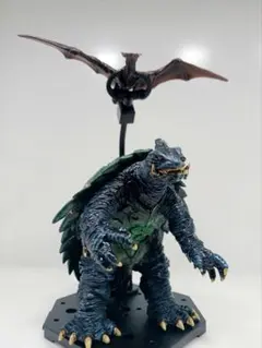 海洋堂 ガメラ ガメラ3 ガメラ&ギャオス　フィギュア ソフビ