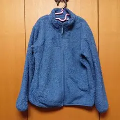 UNIQLO 青いフリースジャケット 140