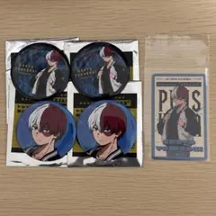 ヒロアカ AGF スカジャン 缶バッジ クリアカード 轟焦凍