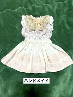 子供用フリル付きワンピース　80