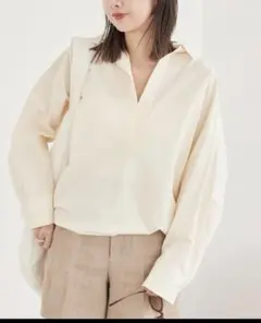 Plage プラージュ Roll Up Cuffs シャツ ホワイトシャツ - メルカリ