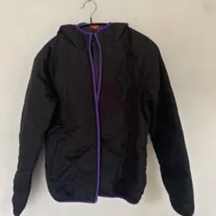 Puma キルティング アウター ブラック/パープル