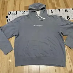 Champion グレー パーカー フード付き
