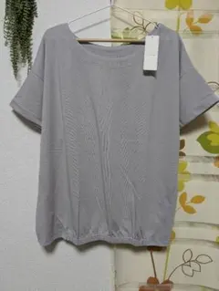 4L 新品 大きいサイズ 半袖 しっかり生地で仕事にも◎ 千趣会 ベージュグレー