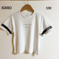 IGNIO 半袖　Tシャツ ホワイト　白　ロゴ　ハート　クールのサムネイル