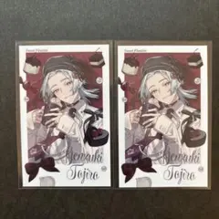 にじさんじ　弦月藤士郎　Sweet Floaties　チェキ風カード　2枚セット