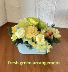 フレッシュな成人式にも　プリザーブドフラワー&ドライフラワーアレンジメント