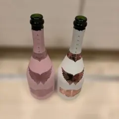 ANGEL ホワイトガラスボトル 専用ケース付き - メルカリ