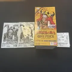 ゆ*ち様 ONE PIECEカードゲーム 世界最強の戦士 BOX - メルカリ