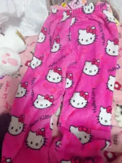 ハローキティ フリースパジャマ ピンク