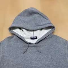 激レア美品！ OLD UNIQLO グレー フード付きパーカー S 裏起毛 無地