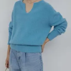 【美品】GALLARDAGALANTE カシミヤ混キーネックニット