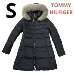 【美品❤️】TOMMY HILFIGER ダウンジャケット S ブラック 細見え