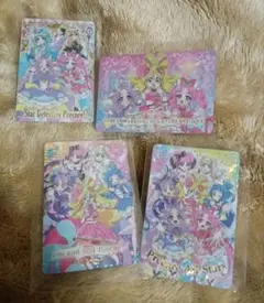 ゆ*ゆ様 名探偵プリキュア キラキラカードグミ バトンタッチ 4枚セット