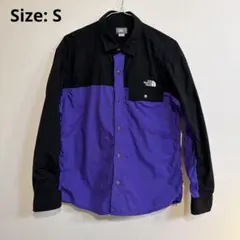 ノースフェイス ヌプシシャツ（紫S）
