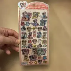 うるちゅるディズニー ミッキー ミニー ポップシール
