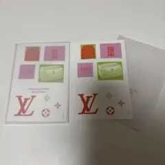 ルイ・ヴィトン ノベルティステッカー 2枚セット
