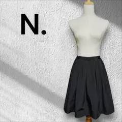 ​N. バルーンスカート 黒 M ギャザー エヌドット
