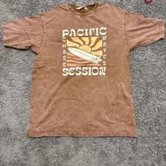 H&M PACIFIC WAVES Tシャツ ブラウン