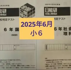 2026年最新】日能研 公開模試 6年の人気アイテム - メルカリ