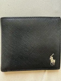 POLO RALPH LAUREN 二つ折り財布 ブラック