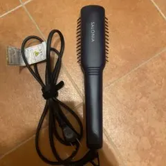 SALONIA サロニア ストレートヒートブラシ スリム ネイビー