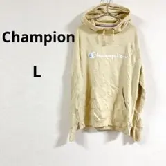 即購入OK✨Champion チャンピオン【L】イエロー パーカー 裏起毛