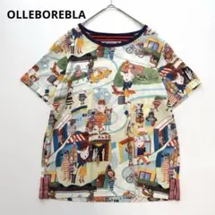 OLLEBOREBLA アルベロベロ ぶたさんTシャツ 総柄 洗える 近年モデルのサムネイル
