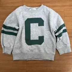 H&M グレー Cロゴ トレーナー 98/104