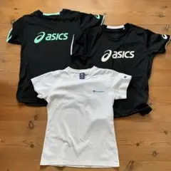 アシックス　チャンピオン　Tシャツ　3枚セット　陸上　サッカー