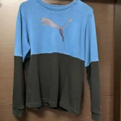 PUMA トレーナー 青 黒 160