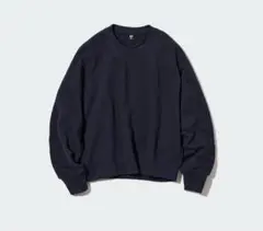 UNIQLO ネイビー　スウェット　XL ユニクロ　コットン トレーナー 紺