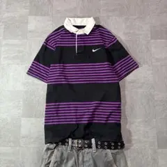 00s NIKE Border Polo s/s tee y2k streetのサムネイル