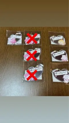 NiziUniverse ハッピードローE賞　アクリルミラーステッカー　セット