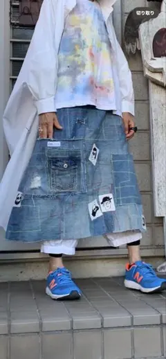 さゆみの部屋　ギャルソンエプロン➕サルエルパンツ（古着）