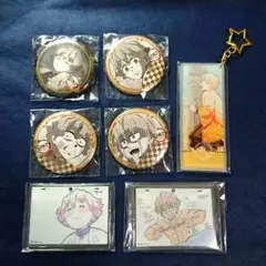 鬼滅の刃 我妻善逸 ダイニング お楽しみくじ 缶バッジ 原画風 アクリルチャーム