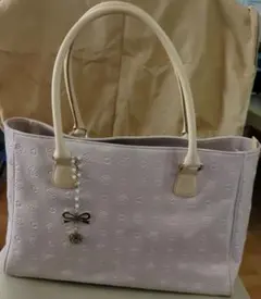 【CLATHAS】ピンクエナメル×本革ハンドル A4収納 トートバッグ