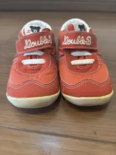 ミキハウス　Double.B 赤 スニーカー 14.5
