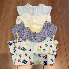 BREEZE ベビー服 ロンパース 4点セット　未使用あり